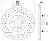 MINTEX MDCB2574 Brake Disc